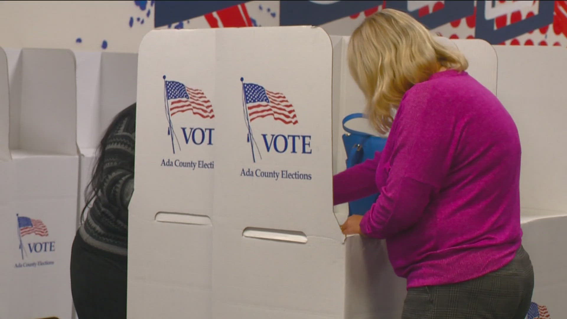 The Ada County Clerk said the long ballot, which is filled with contentious races and measures, means more people are heading to the polls to vote early.