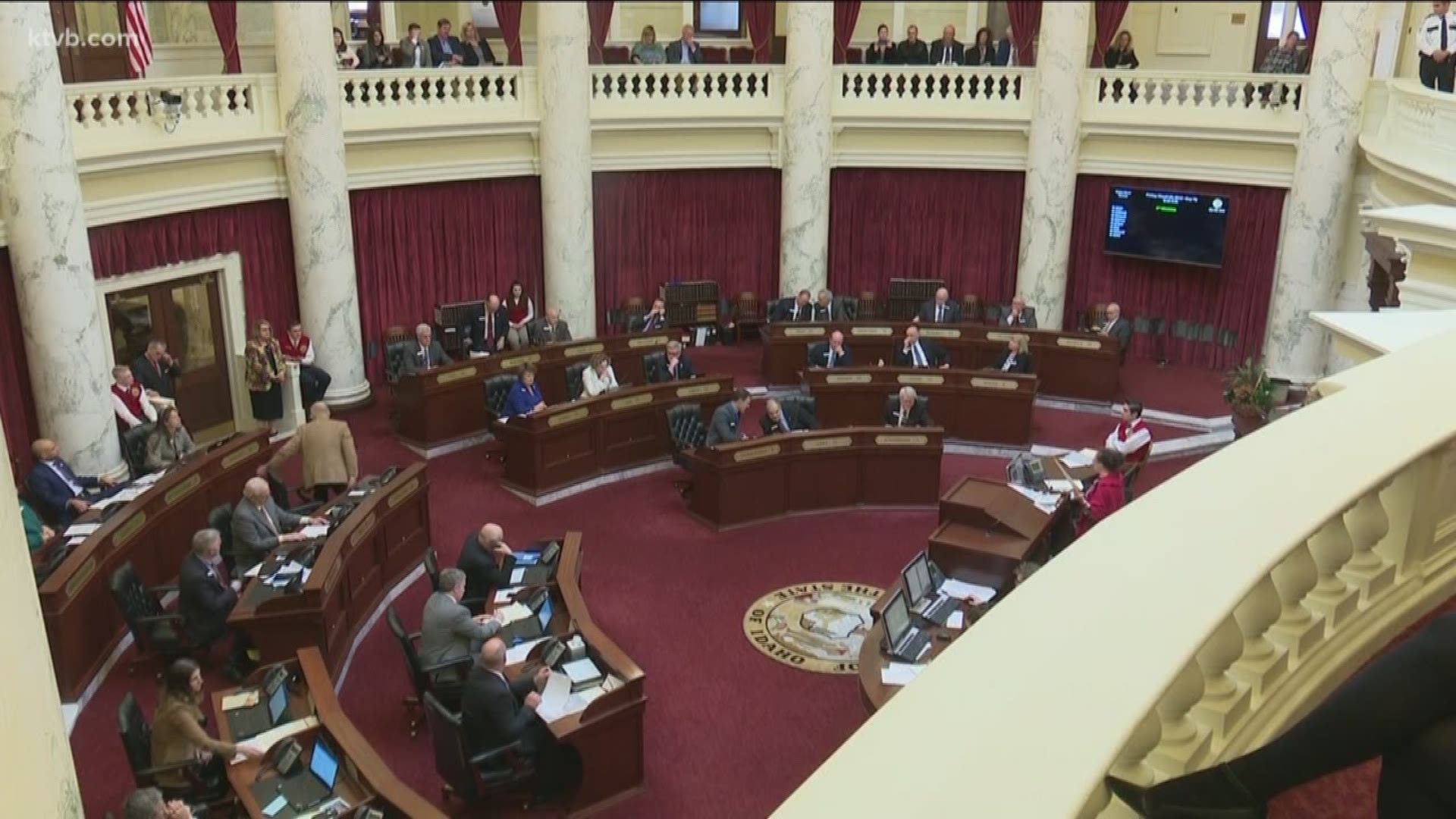 Senators debated for about an hour before narrowly approving the controversial bill.