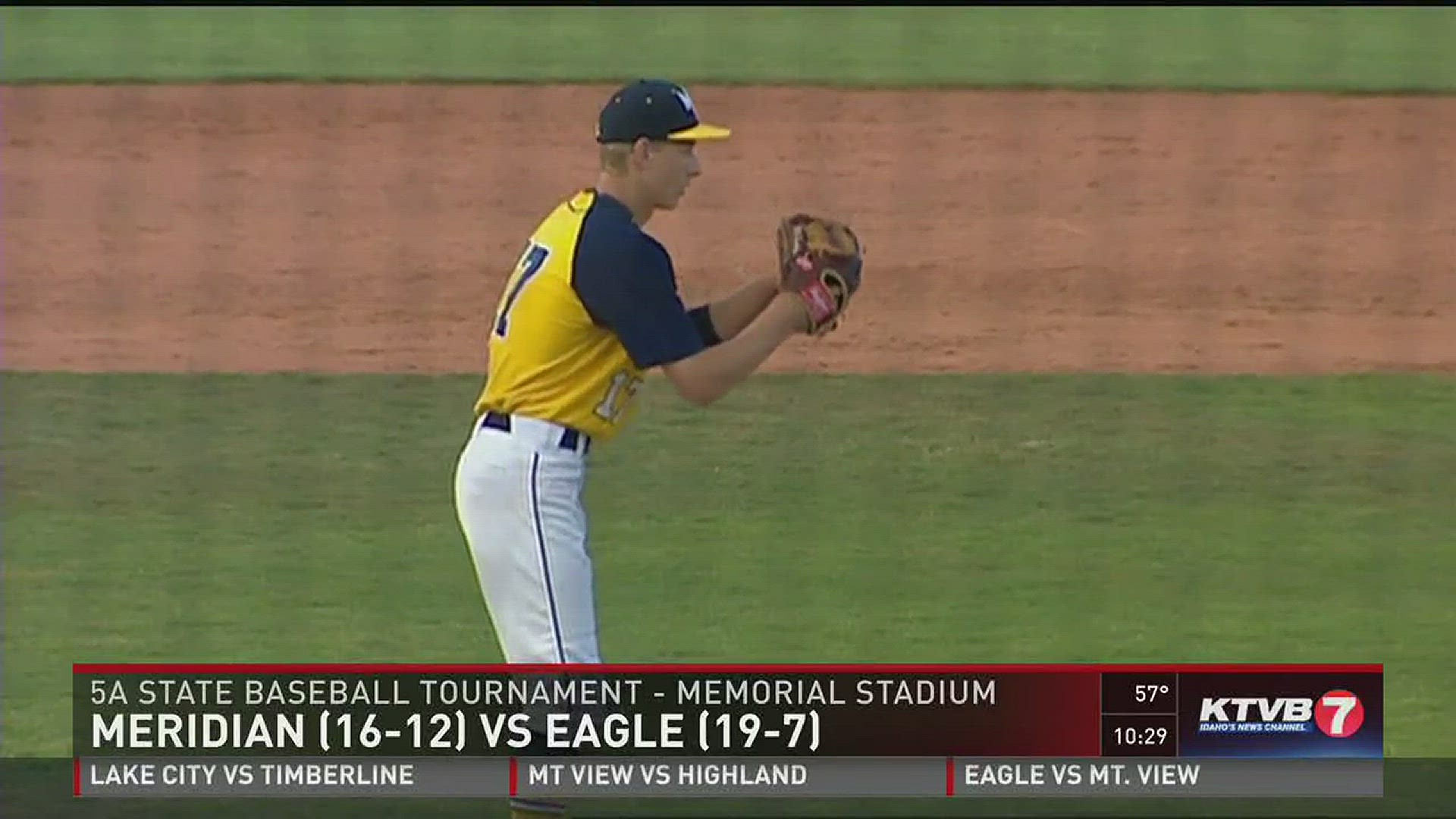 Eagle vs. Meridian 5A state varsity baseball 5/19/2016