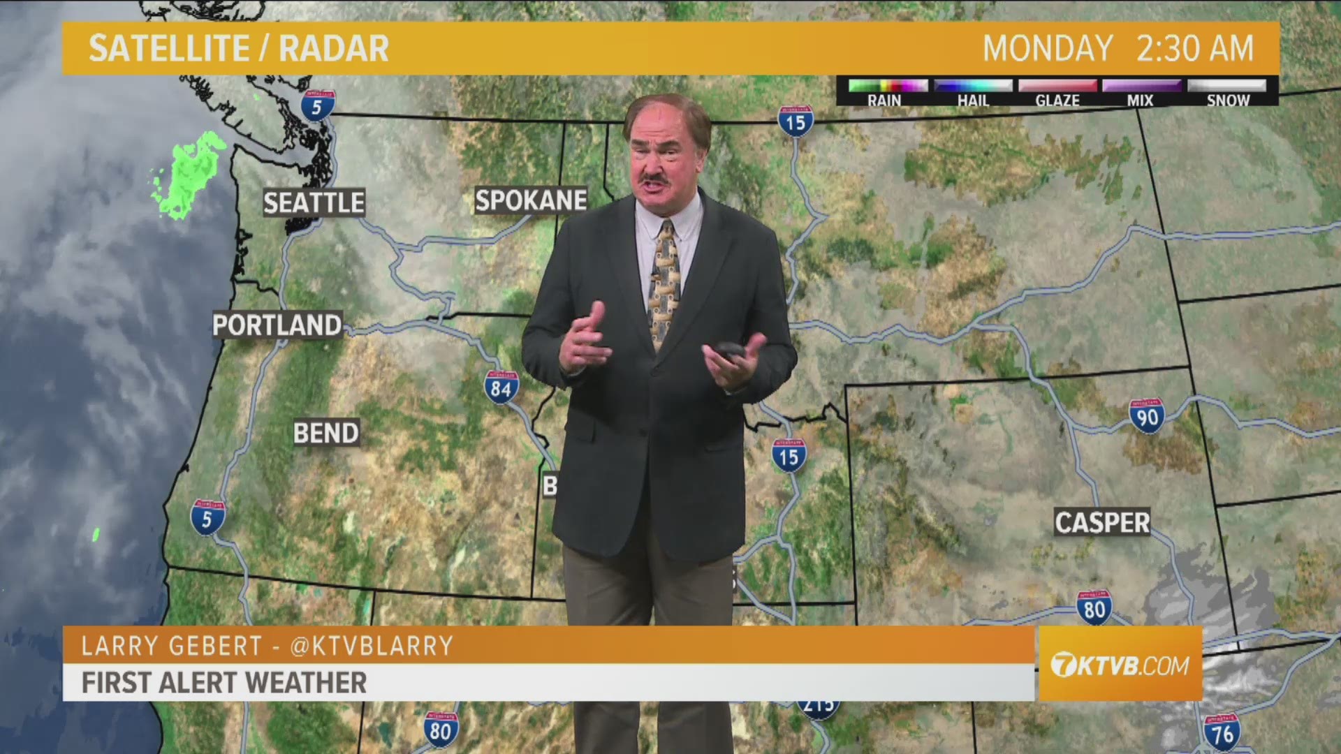 Larry Gebert says sunny skies with temps above normal for this time of year.