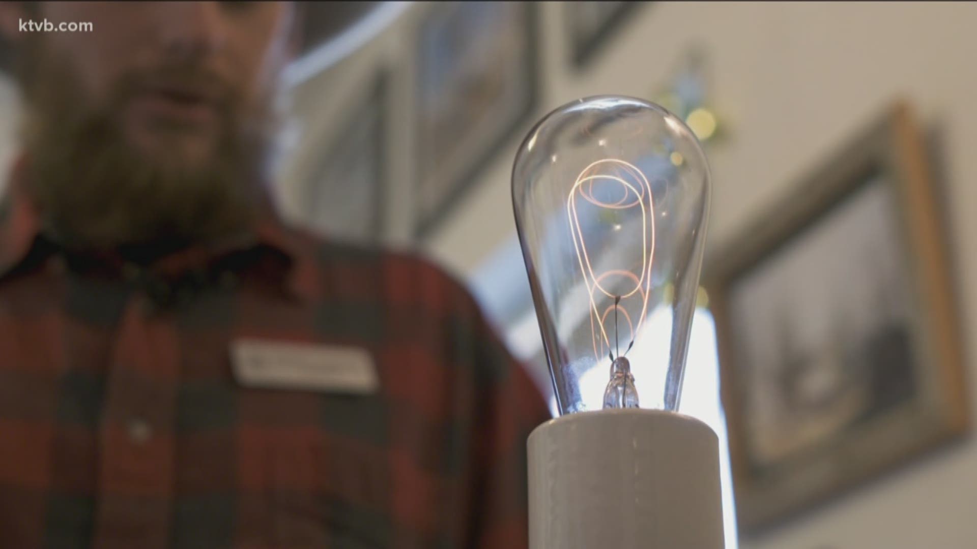 A working 116-year-old light bulb at the Owyhee County Historical Museum proves that they don't make 'em like they used to.