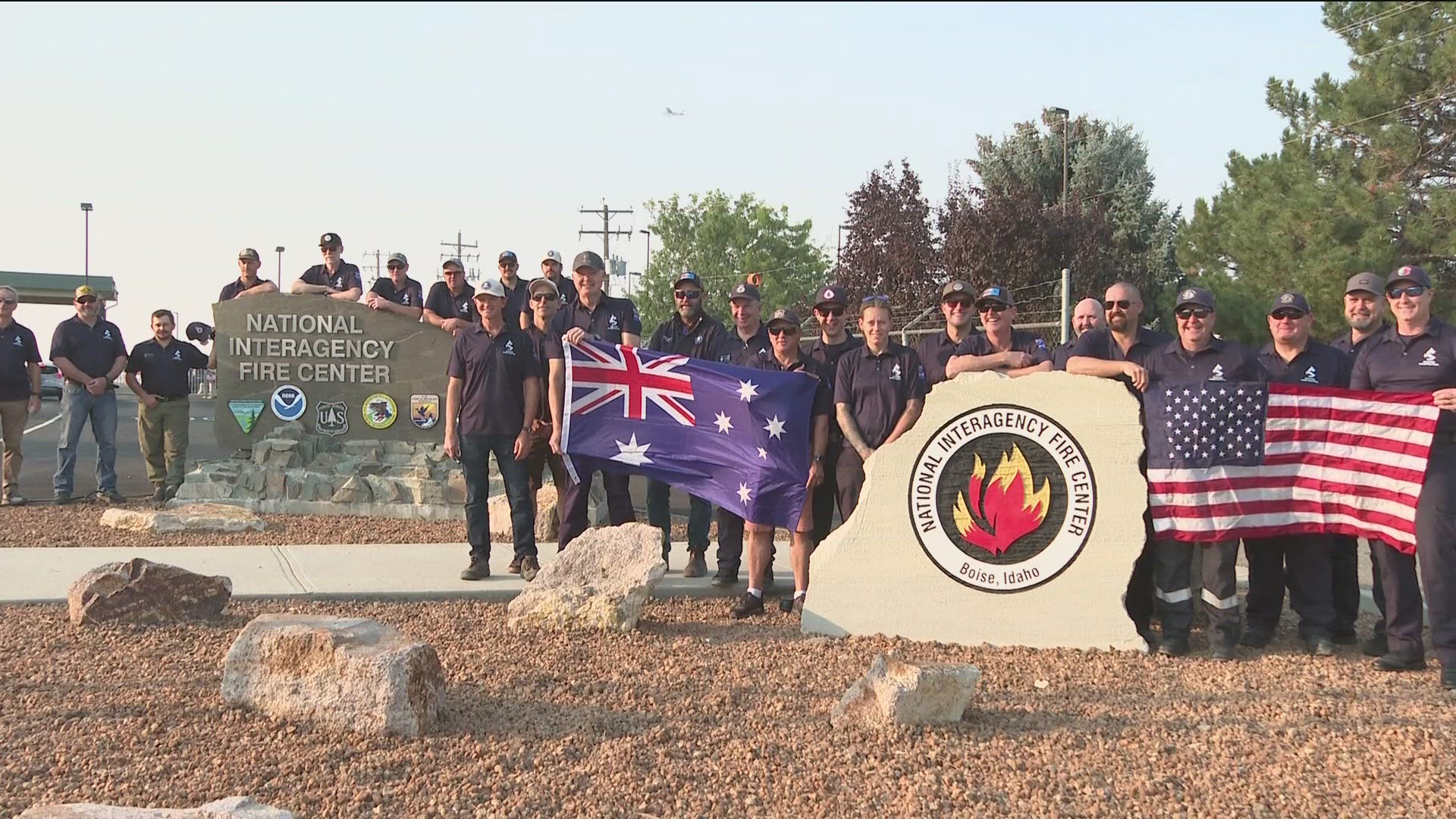 Firefighters from Australia and New Zealand are heading home after 40-day deployments in the United States.