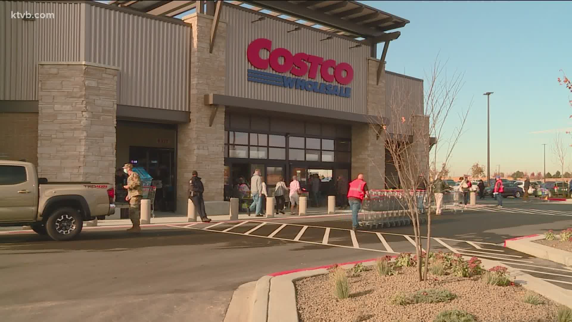 A lot of shoppers have been eagerly waiting for the new store to open. Lot of people were on hand Friday morning when Costco opened to the public.