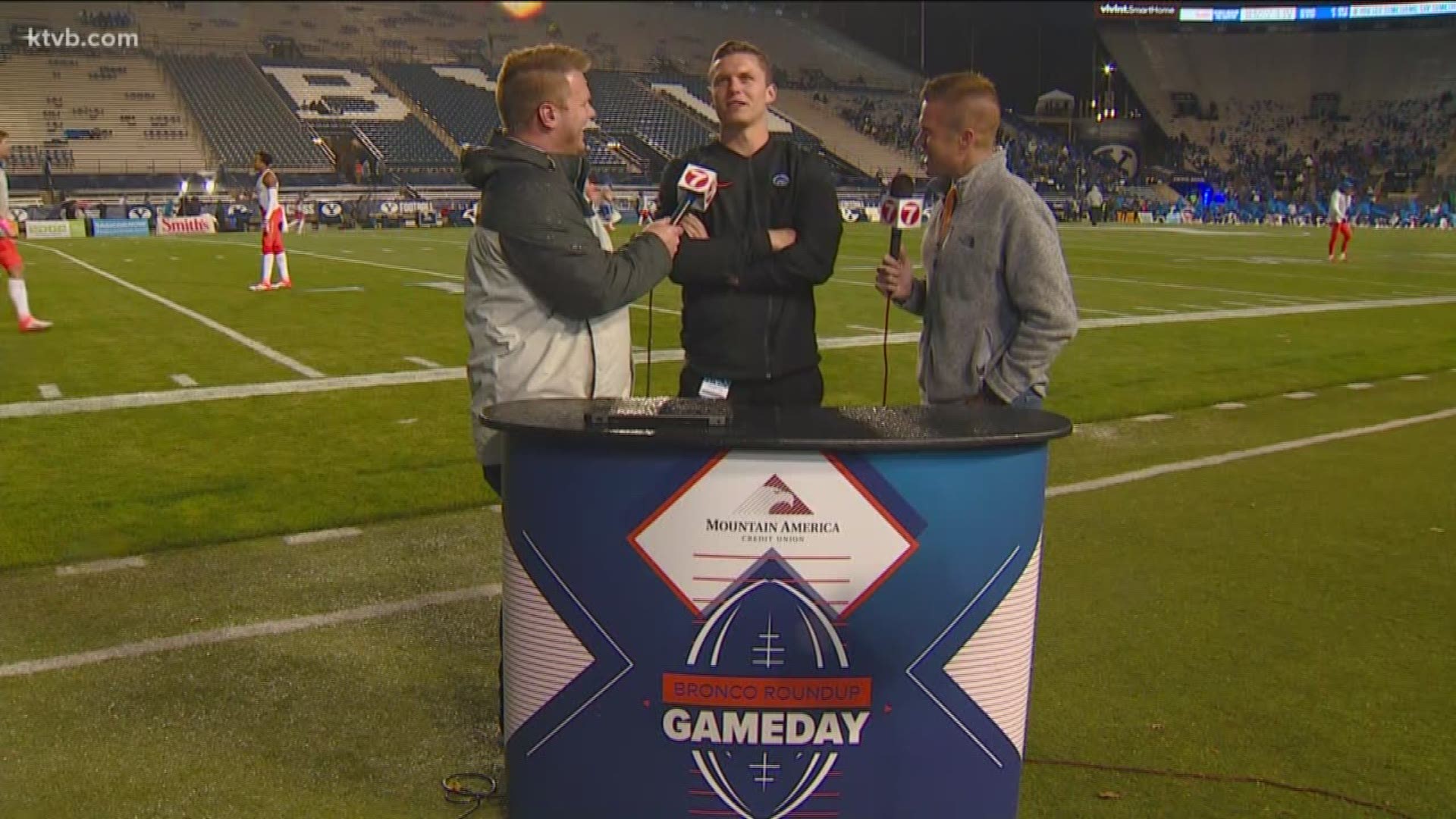 The former Boise State star quarterback joins the pregame show to break down the Broncos' QB situation and the rivalry with BYU.