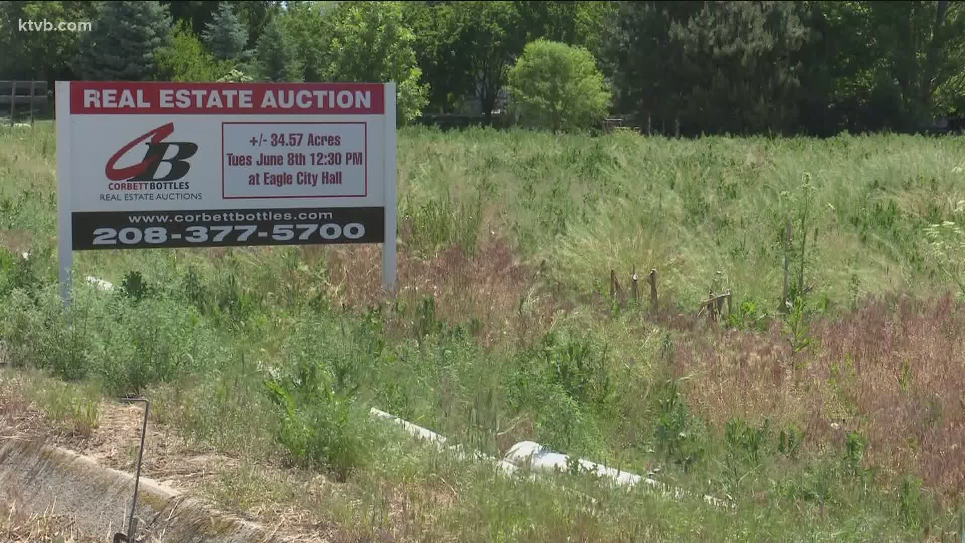 The 34-acre parcel will likely be turned into homes. That has some nearby residents upset.