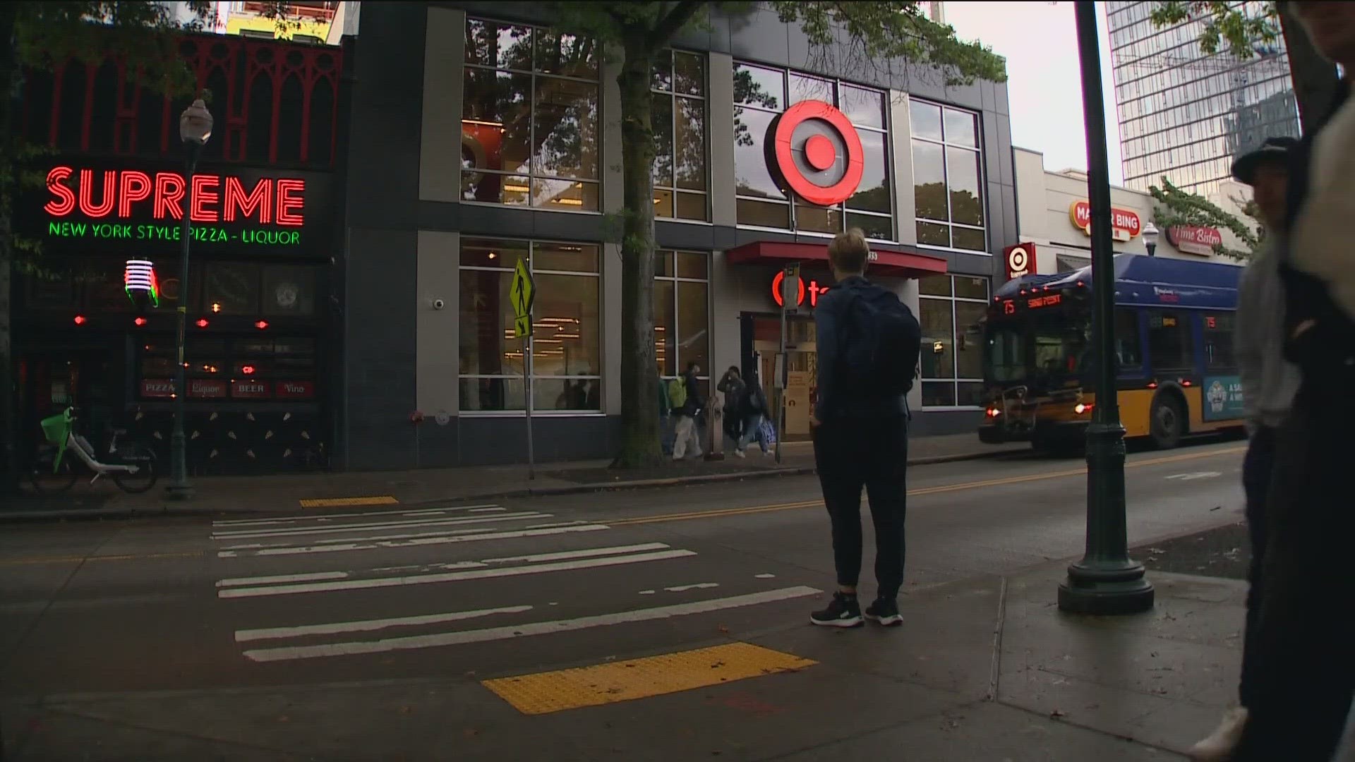 Two stores are closing in Seattle and nine in Portland. Target said they deemed the stores unsafe, and people kept stealing from the stores.