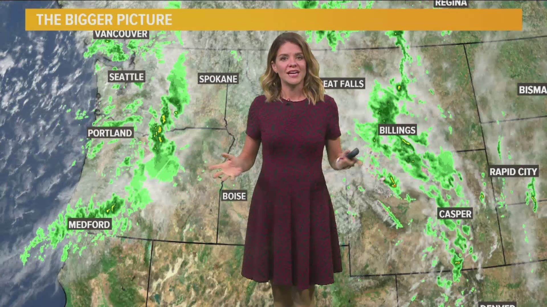 Bri Eggers says expect unsettled weather with some showers in the forecast.