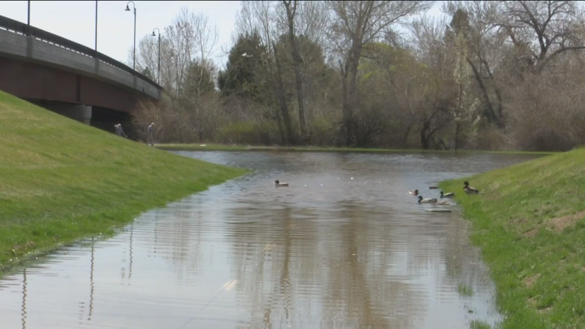 Current Boise River flow rates are five times the median level for this time of year. The fire department warns conditions are "extremely dangerous" right now.