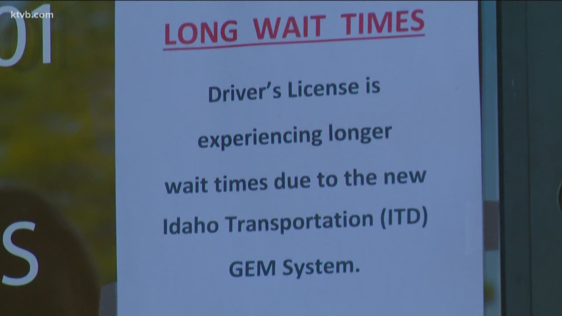 ITD says there will be an extension until Oct. 31 for expires licenses or those about to expire.