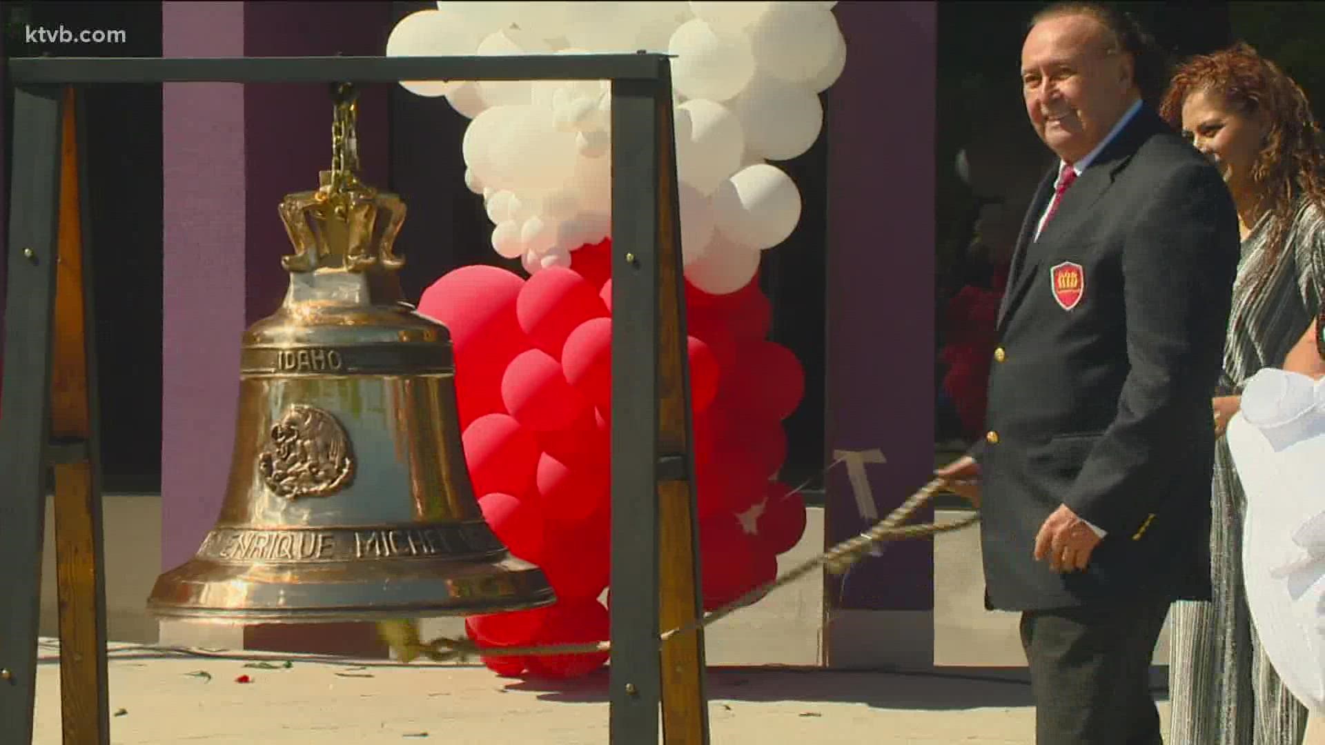 The new replica of the Mexican Independence Bell honors the Mexican community in the state of Idaho.