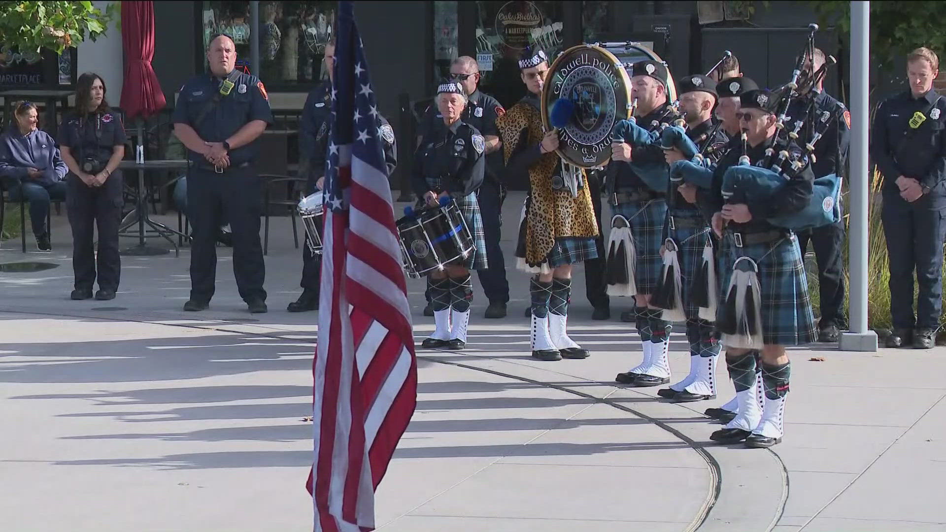 First responders across Canyon County gathered at several ceremonies Thursday to honor and remember victims of the Sept. 11, 2001 attacks.