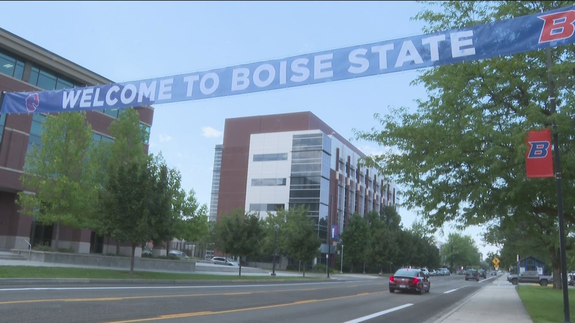 “I am excited and nervous all at the same time,” said Gwenny Shields, a first-year at Boise State University. She moved in along with 2,200 other new Broncos.