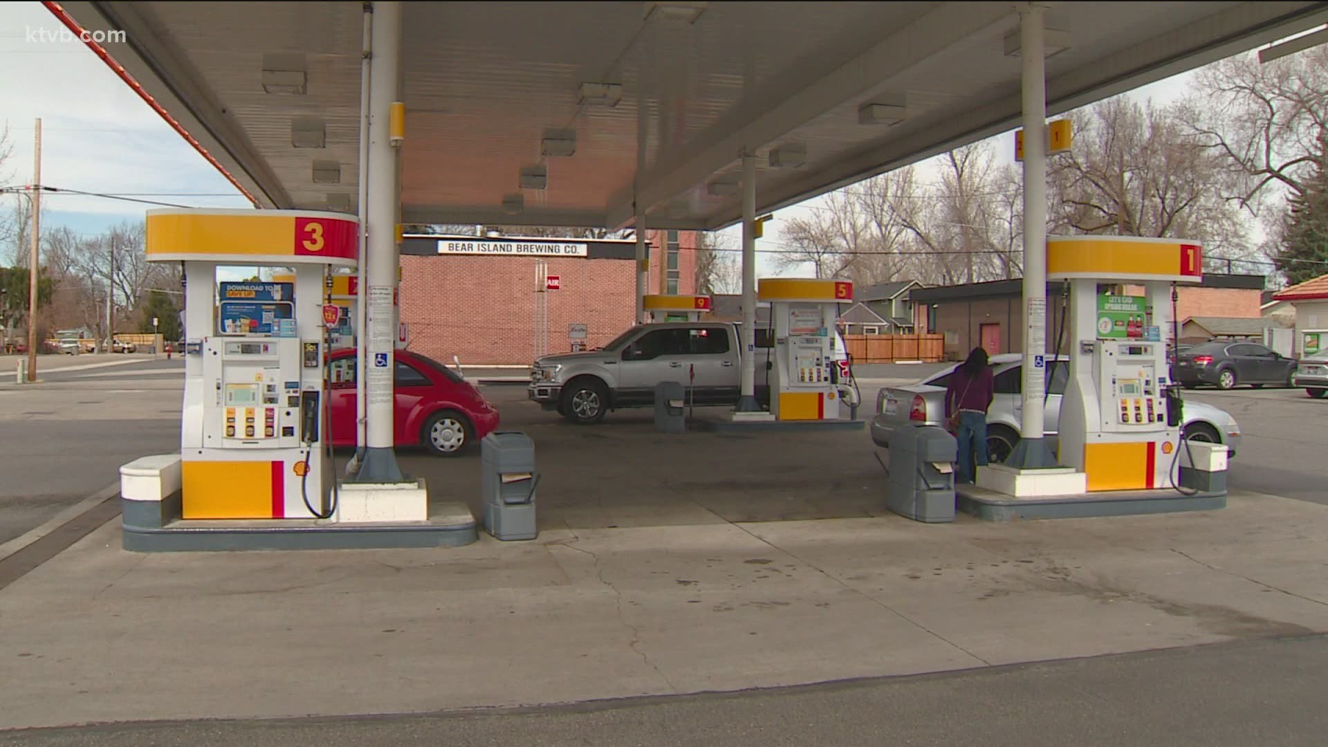 AAA says gas prices have risen in the Gem State by 50 cents a gallon over the past month.