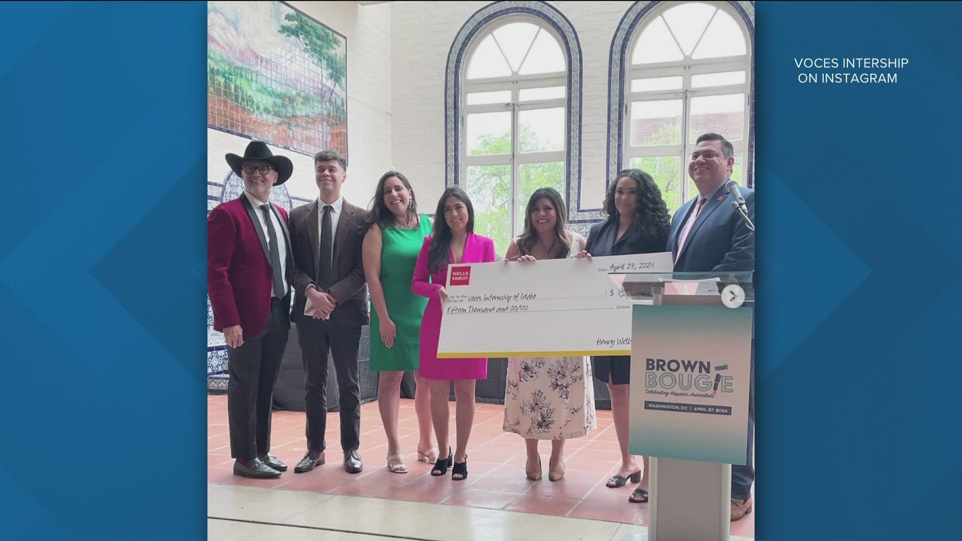 During a trip to the nation's capital, Voces Internship of Idaho received a $15,000 grant that will help more young Latino Idahoans get into journalism.