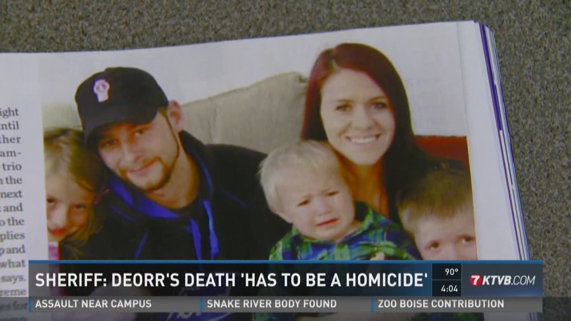 Almost one year after 3-year-old DeOrr Kunz, Jr. went missing, the Lemhi County Sheriff now says he believes the child was the victim of homicide.