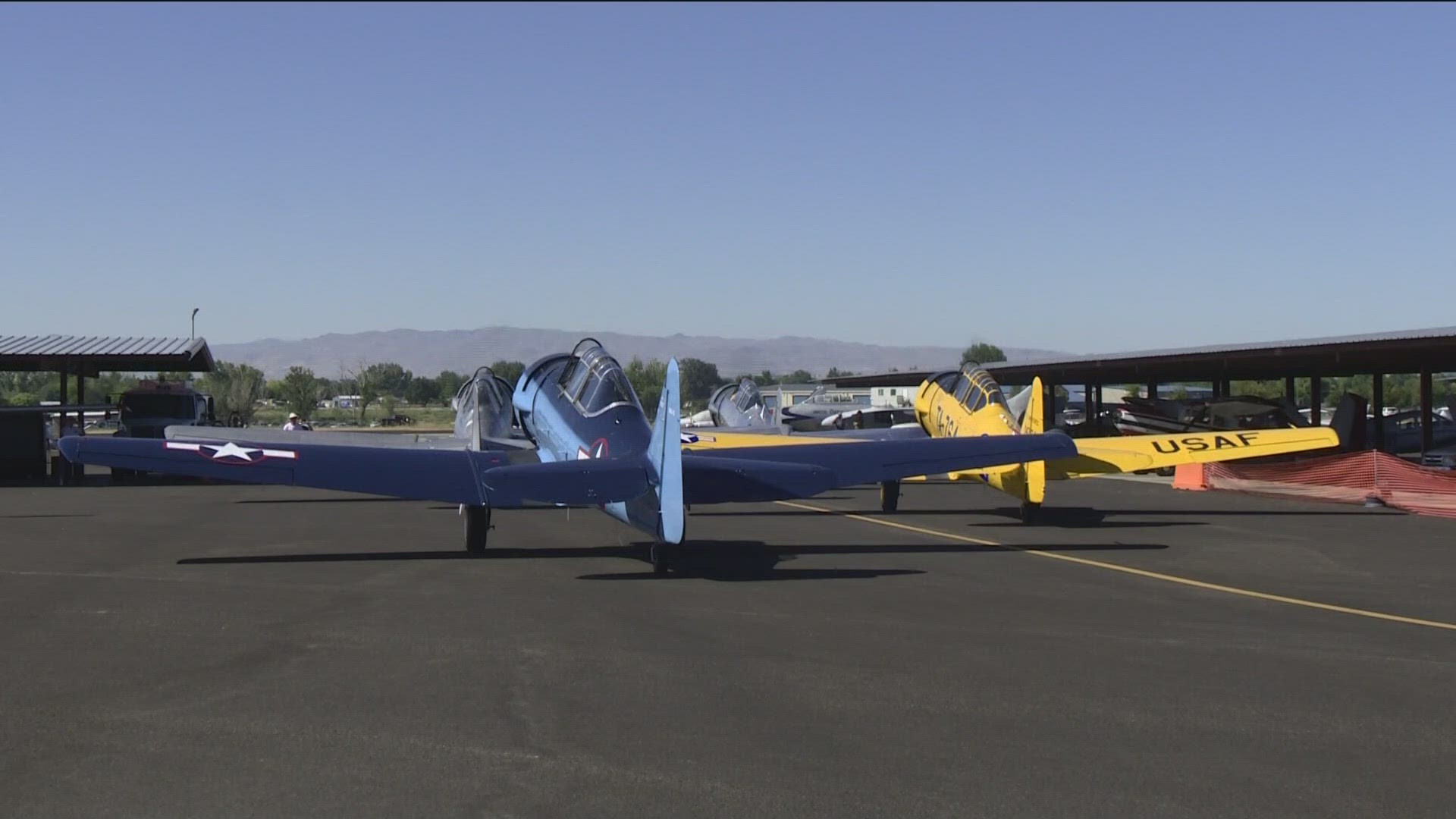 Roughly 2,500 people came to the Warhawk Air Museum in Nampa to see one of the nation’s largest gatherings of historic warplanes.