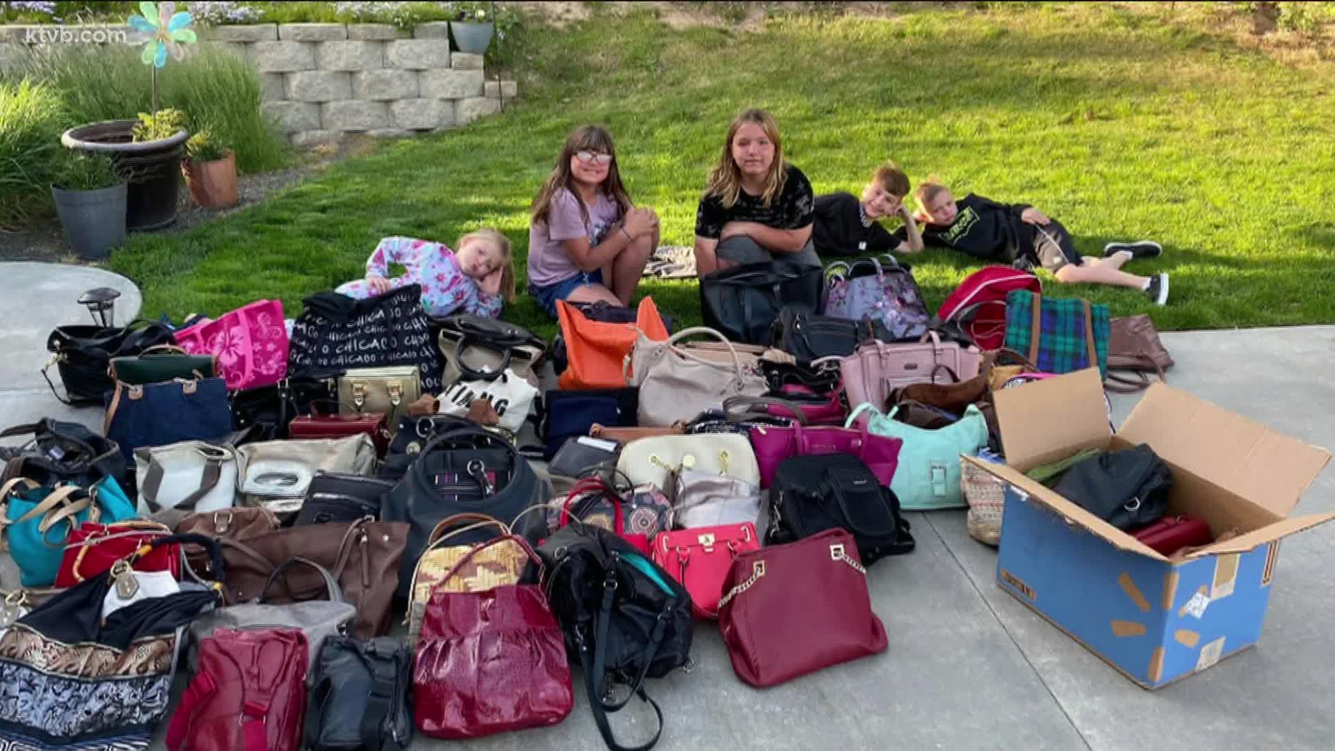 Laundry Wolverton was inspired to give back to women in need in the community, and the effort is catching on as hundreds of bags have been donated.
