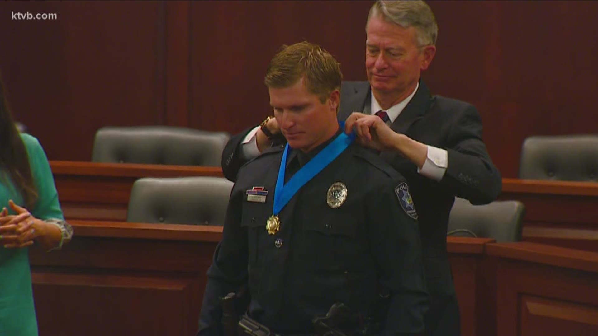 The Idaho Medal of Honor was awarded to six officers from the Treasure Valley.