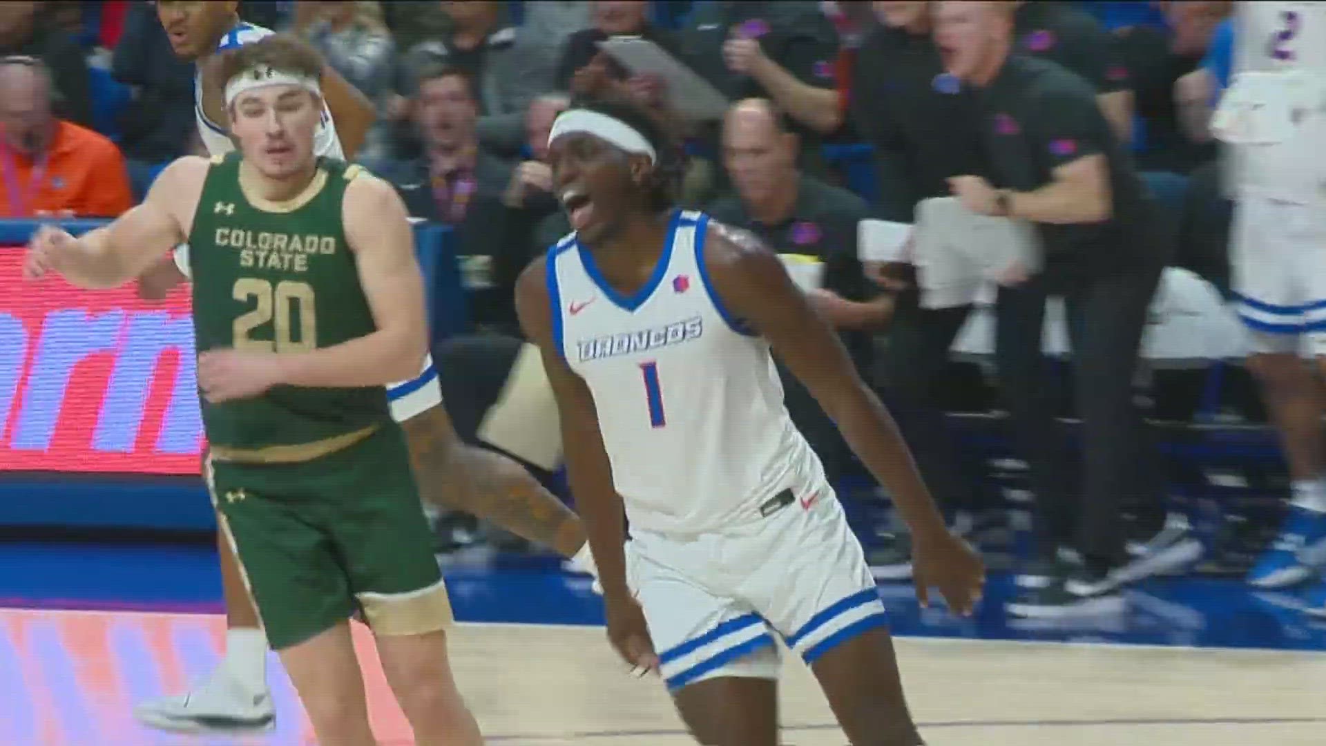 Boise State extended its nation-leading home winning streak to 22 games on Tuesday with a 65-58 win over No. 17 Colorado State at ExtraMile Arena.