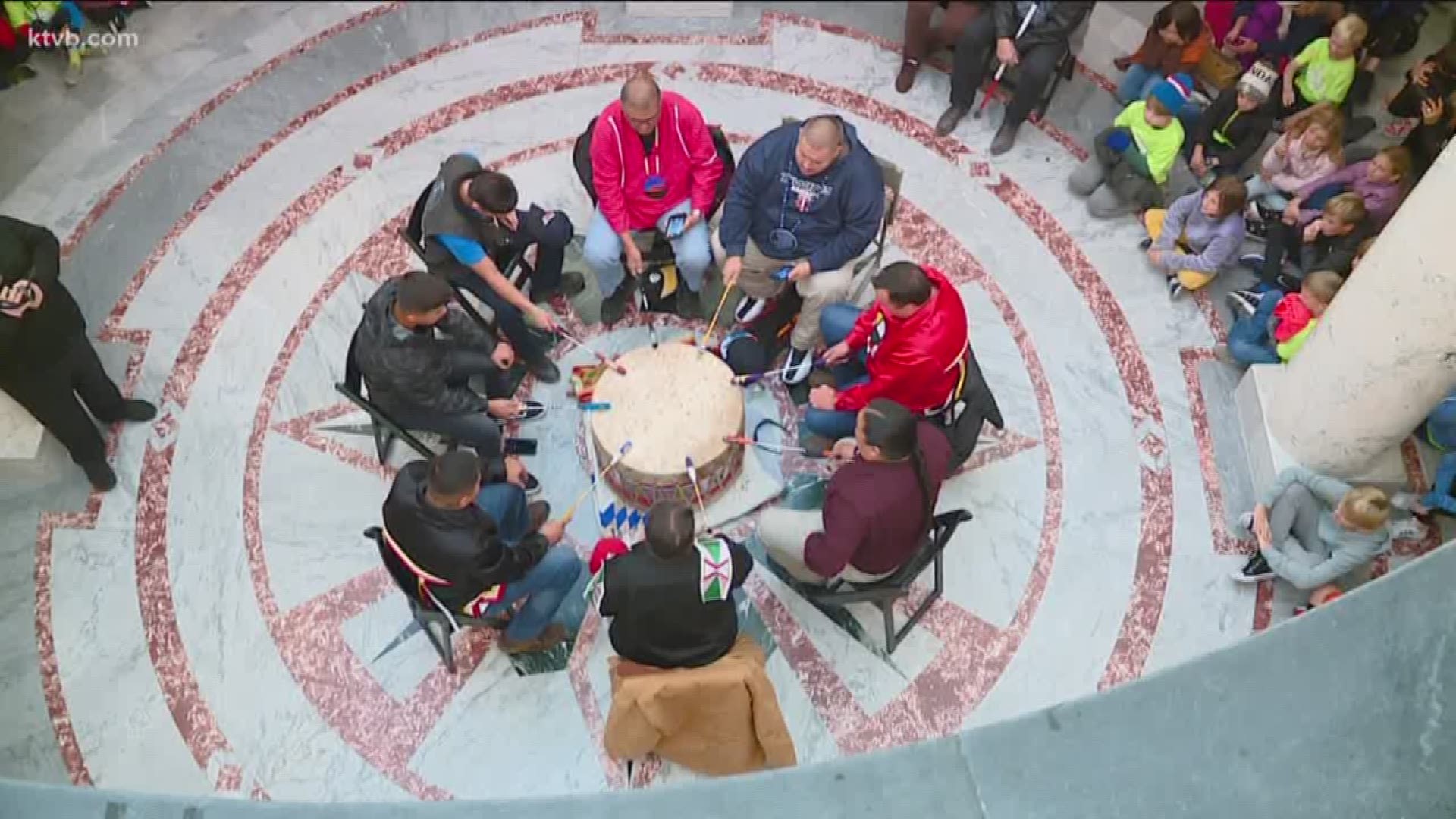 Members from all five of Idaho's tribal nations were at the Idaho State Capitol to celebrate the land's first residents.