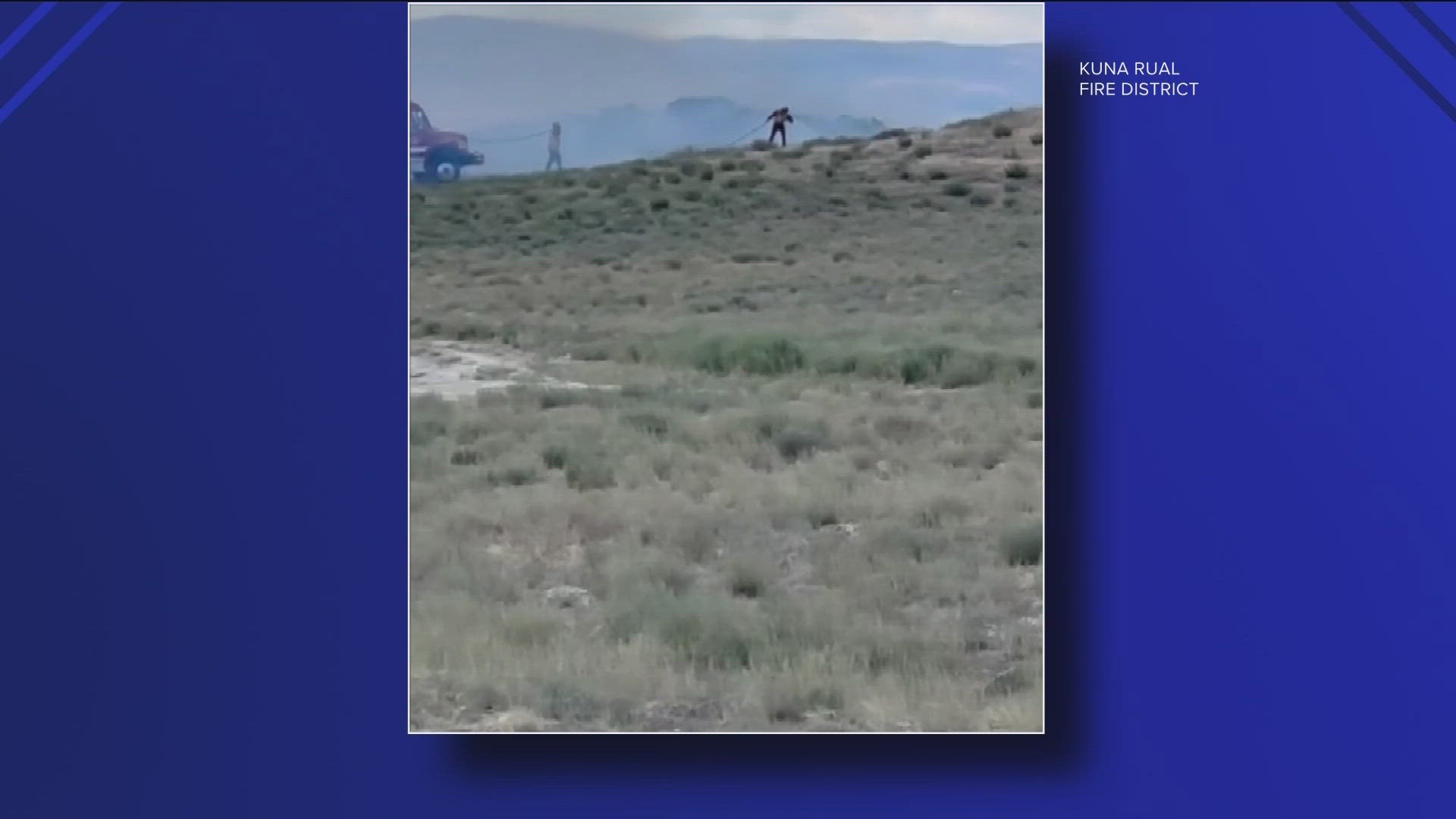 According to the Kuna Rural Fire District, the suspect faces multiple charges, including arson.