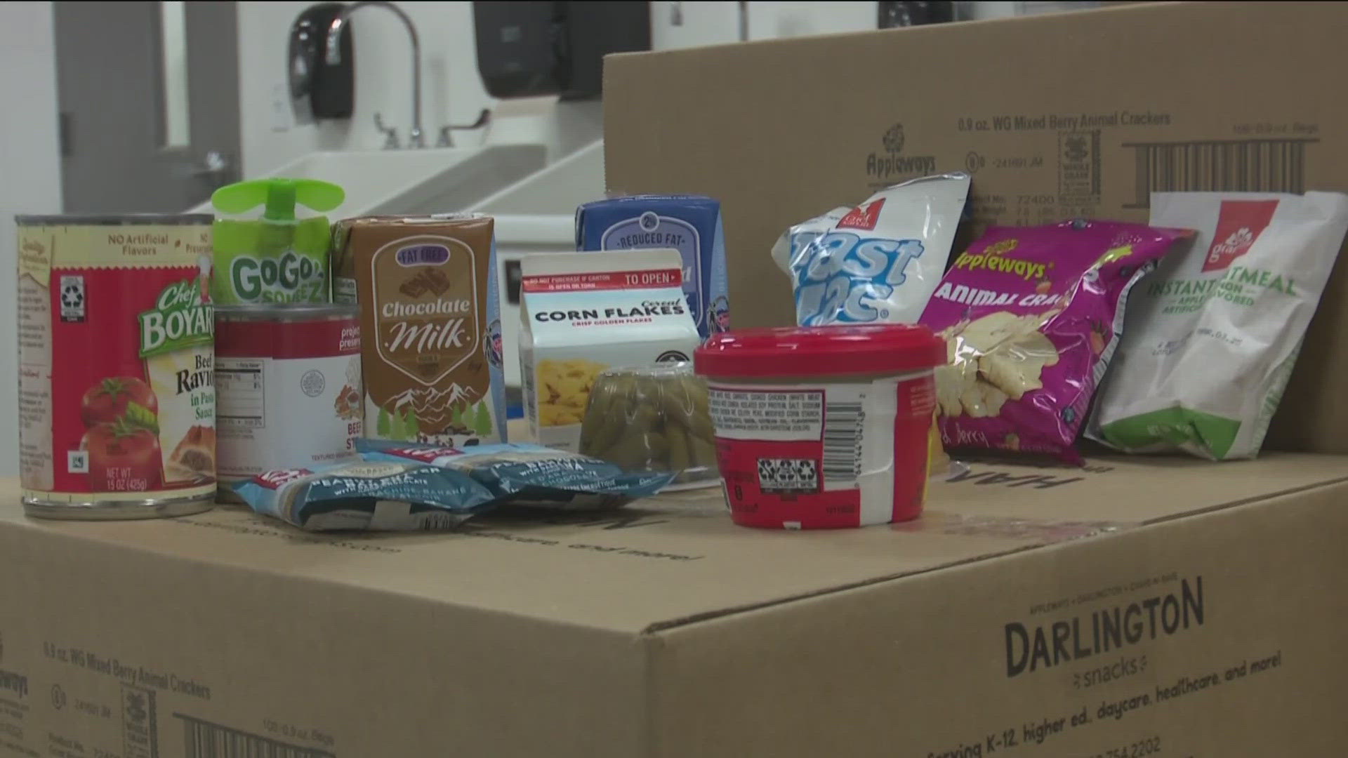 According to Feeding America, over 14% of Idaho children are food insecure. Idaho Foodbank's Backpack food program aims to keep children fed over the weekend.