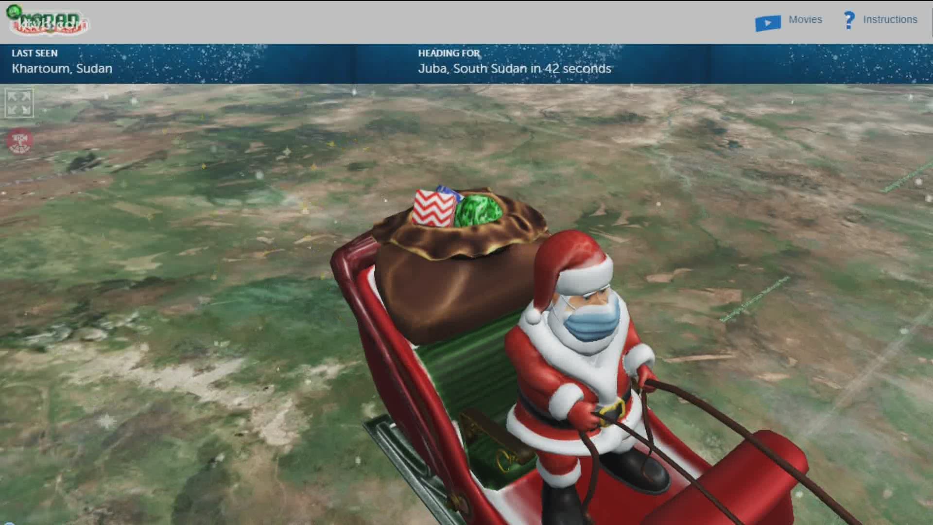 Santa Tracker NORAD LeonniNicky