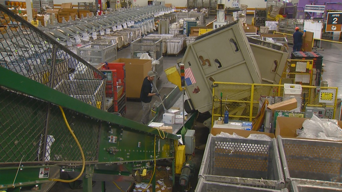 A look inside Boise’s mail processing center as workers take on the