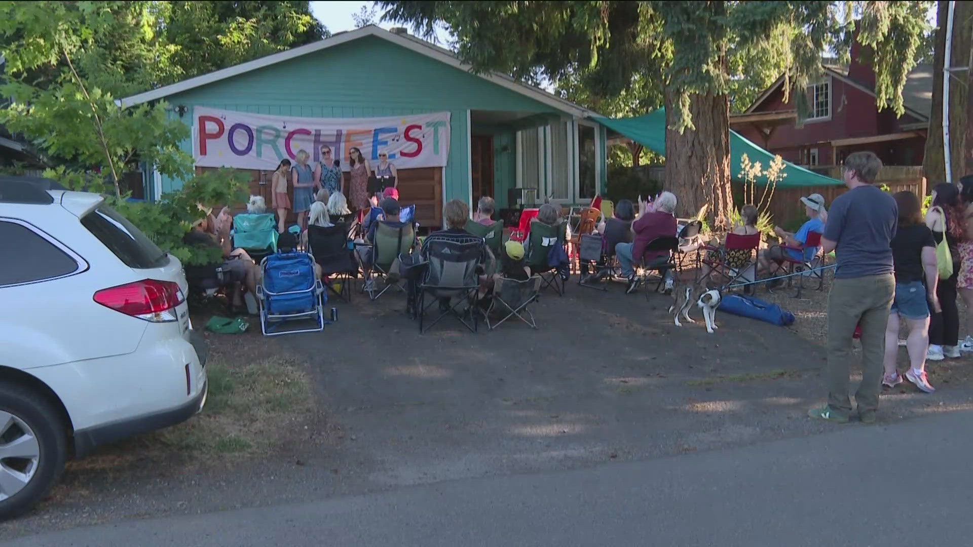 For the last three Fridays in July, music will ring out on porches and driveways in neighborhoods across Milwaukie.