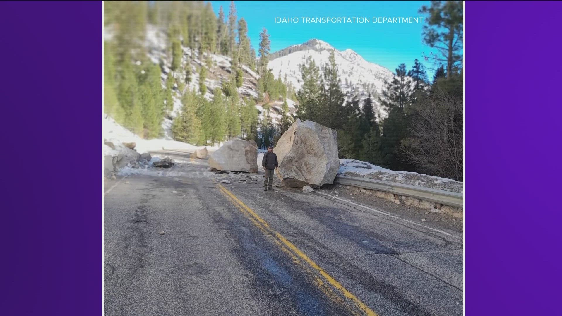 The highway has since reopened. ITD officials wanted to remind the public to always be prepared for the unexpected in rural Idaho.
