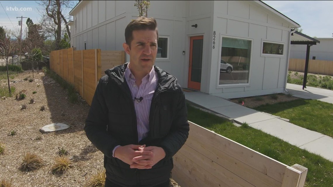 LEAP shipping container homes boise housing crisis