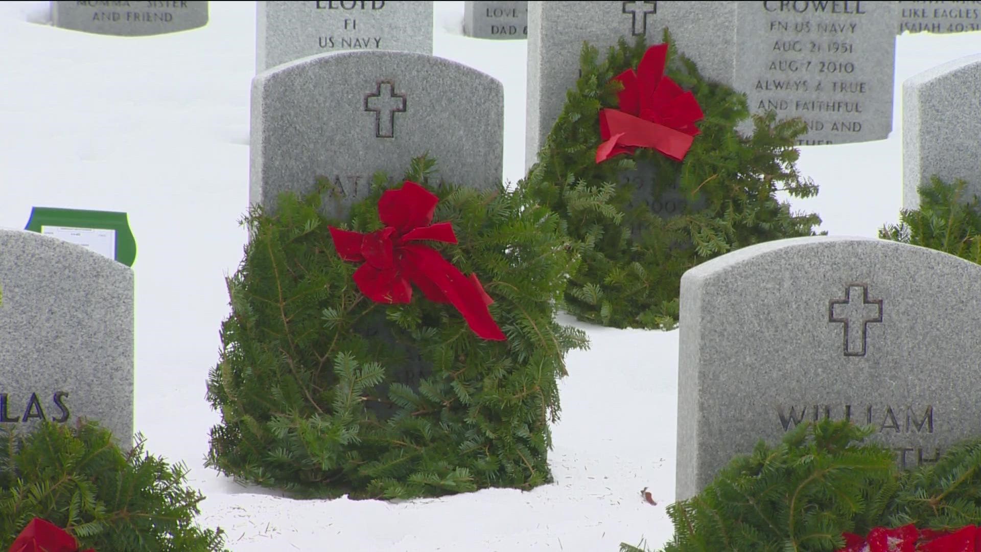 Every December, wreaths are placed near hundreds of thousands of burial sites to honor service members who sacrificed for our country.