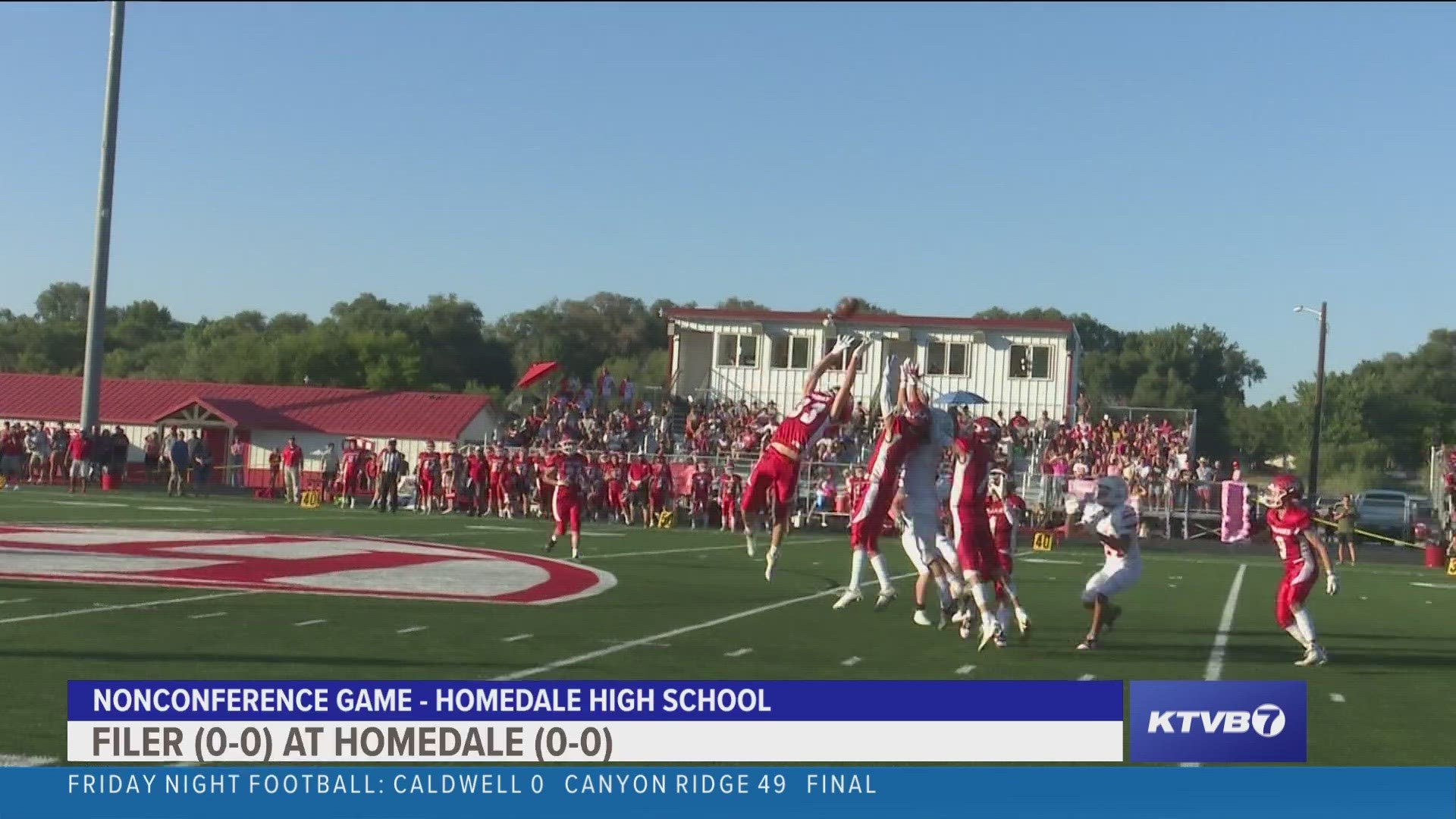 The Homedale Trojans rolled past the Filer Wildcats 54-7.