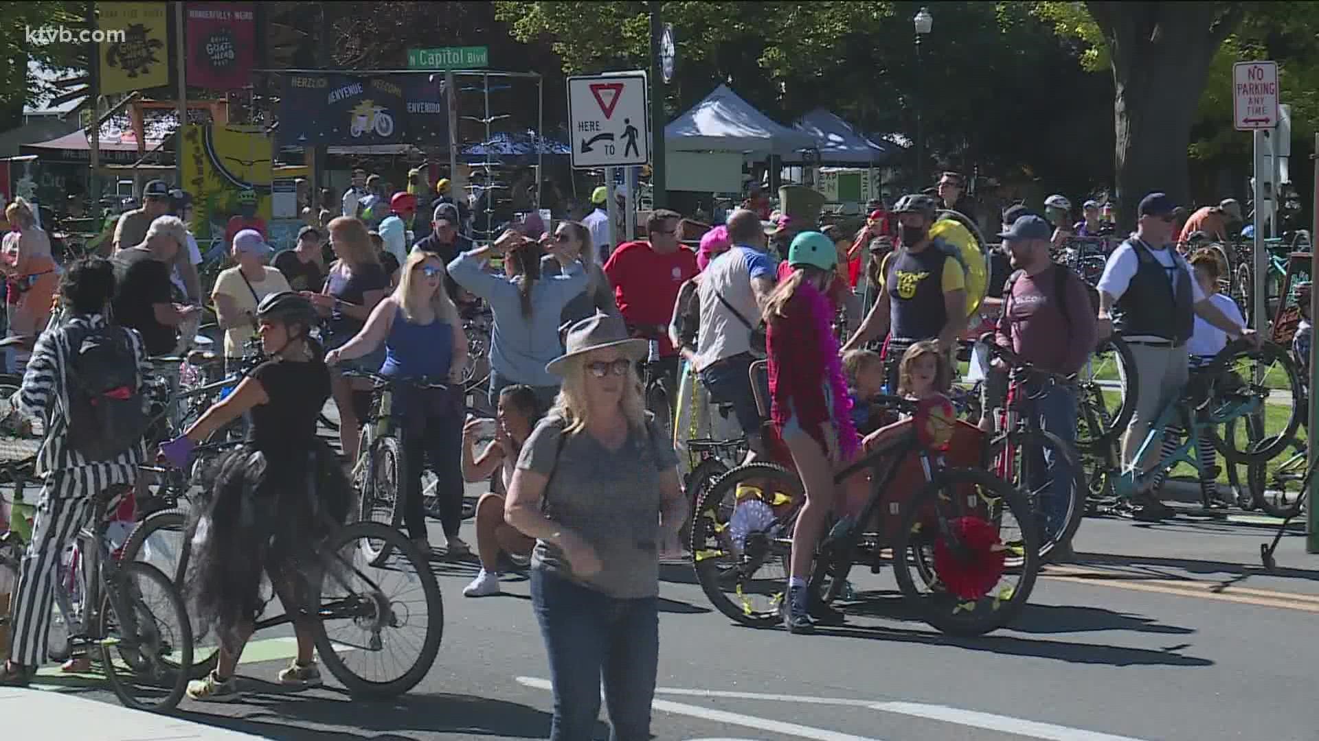 The goal of the festival is to get rid of goatheads, continue to bring people together in a community-building way and celebrate pedal-powered people.