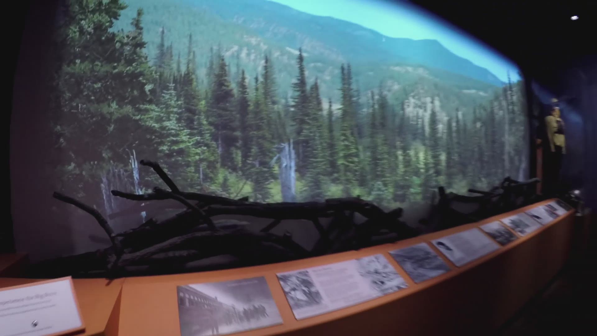 A look at one of the immersive displays at the newly-remodeled Idaho State Museum in Boise.