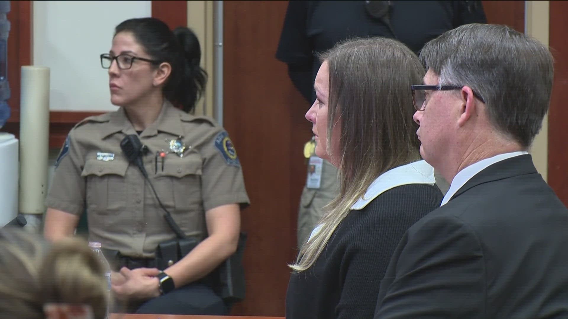 Natalie Hodson was sentenced in court on Thursday to serve up to 15 years in prison with two years fixed and will have her license suspended for 20 years.