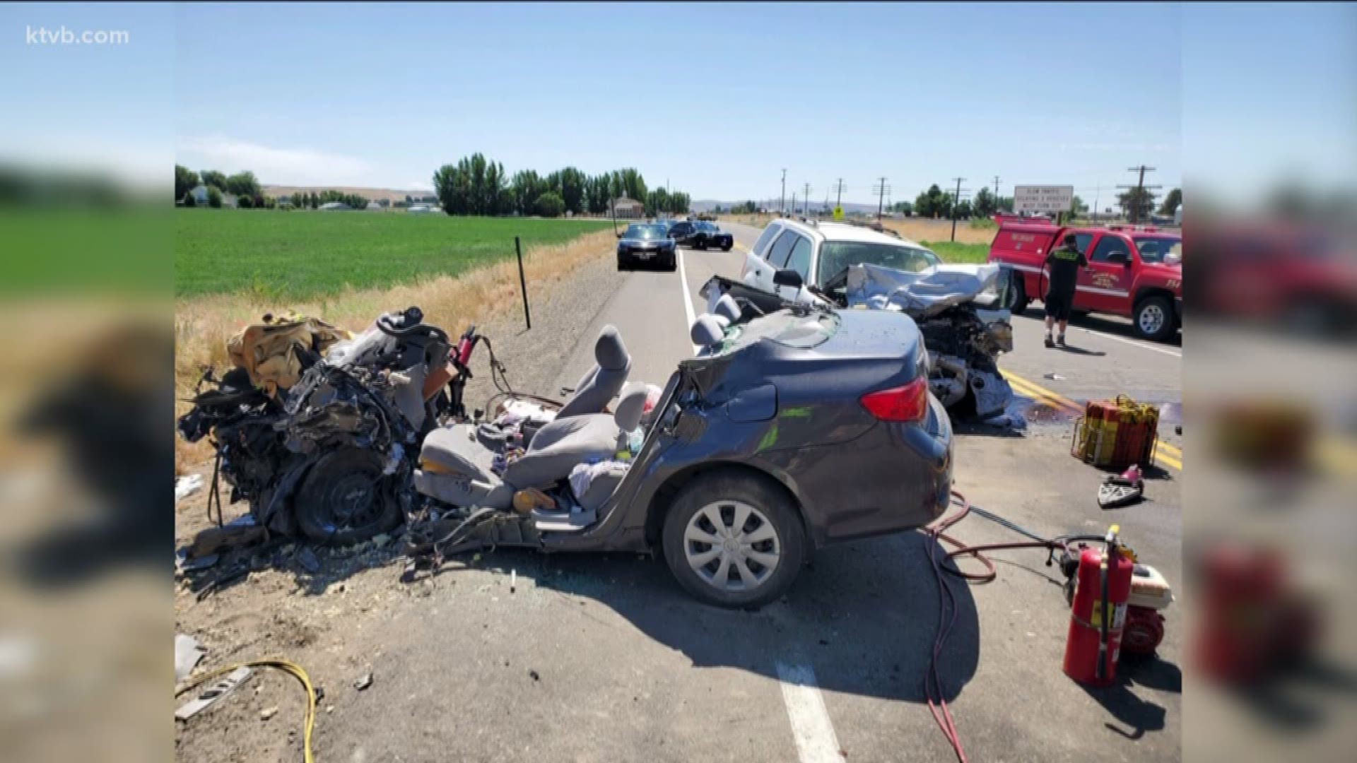 Police say the second crash happened Sunday morning when a 48-year-old woman drifted off the road, then overcorrected and drove into oncoming traffic. The first fatal crash happened when another woman failed to yield at a stop sign and drove into oncoming traffic.