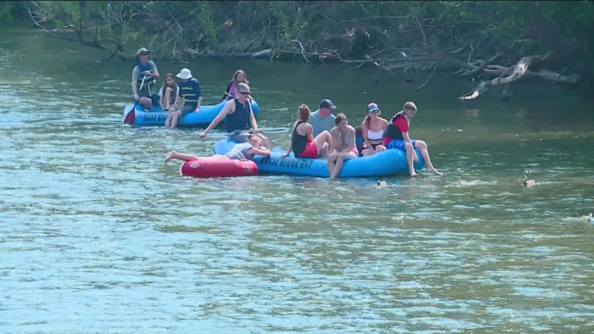 Labor Day was the official last day to float the Boise River from Barber Park to Ann Morrison Park.