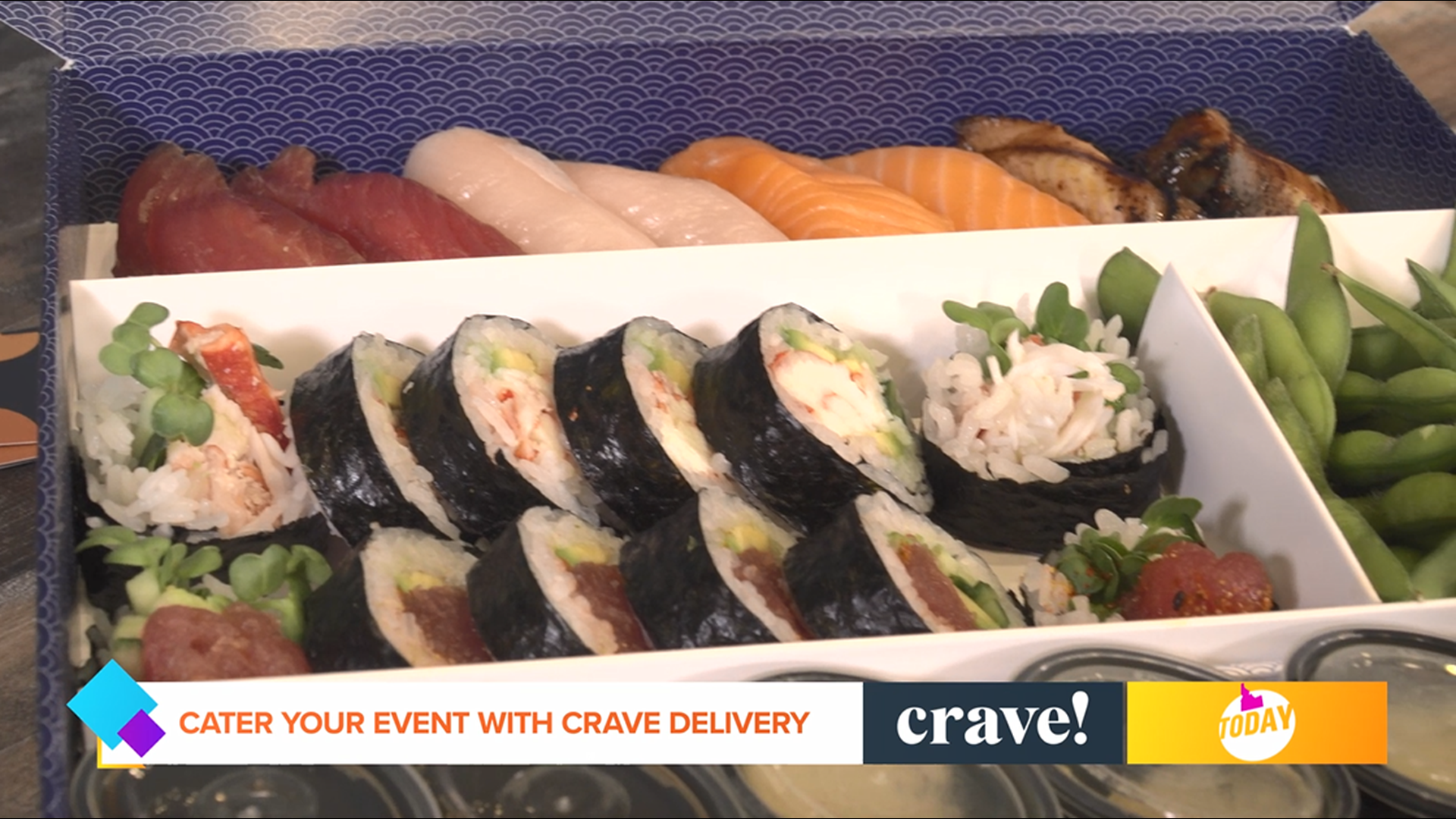 Crave Delivery does not only deliver gourmet meals to your doorstop but they also help business owners with catering: www.CraveDelivery.com/Catering