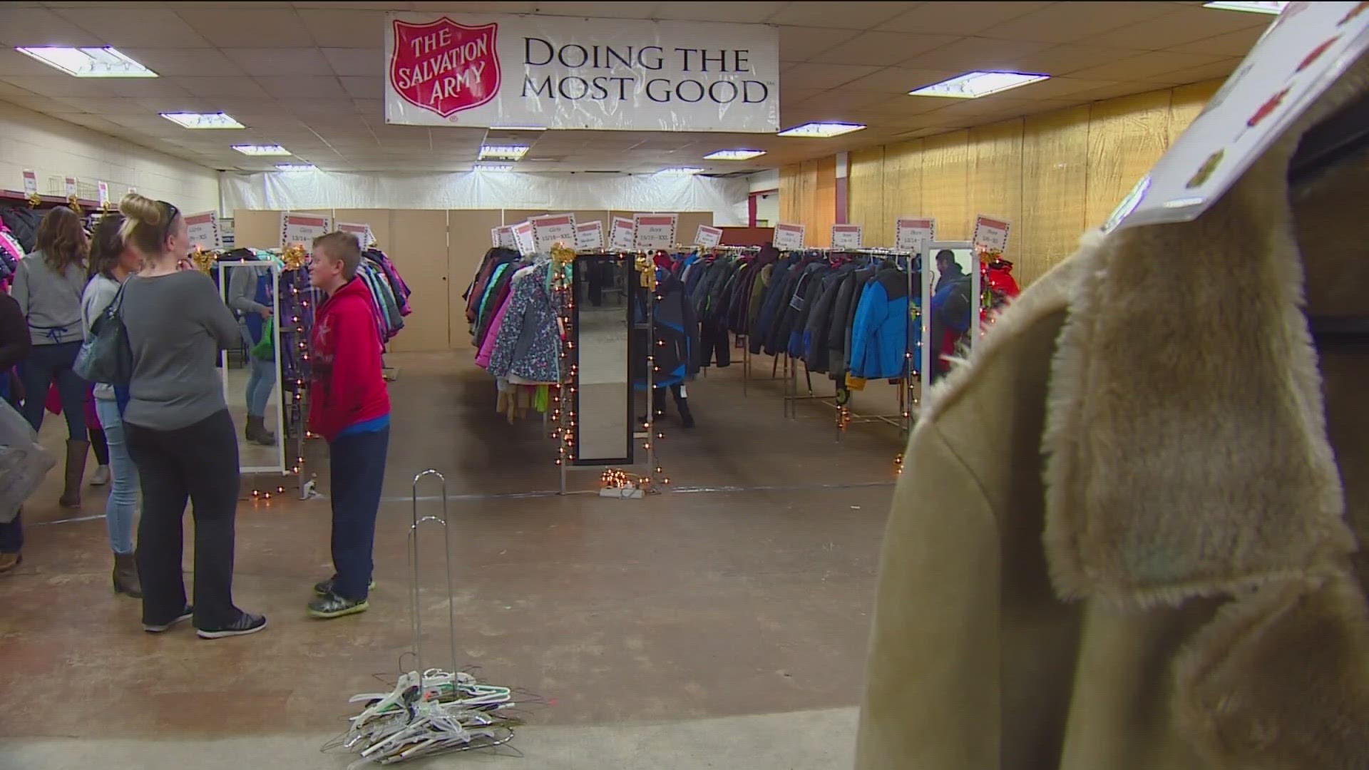 Visit local Fred Meyer's or CapEd Credit Unions to donate coats or money to families in need this winter season.