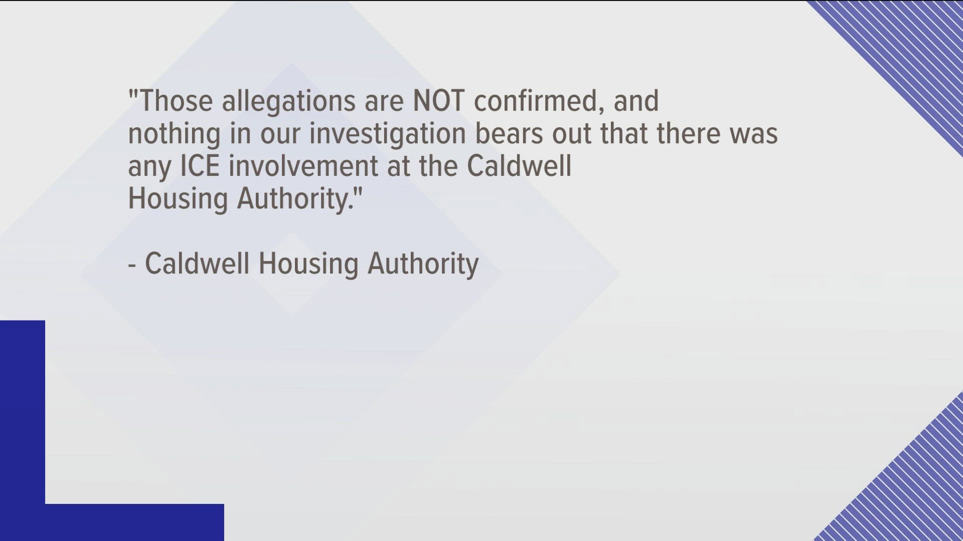 Caldwell Housing Authority disputes false ICE raid claims at Farmway ...