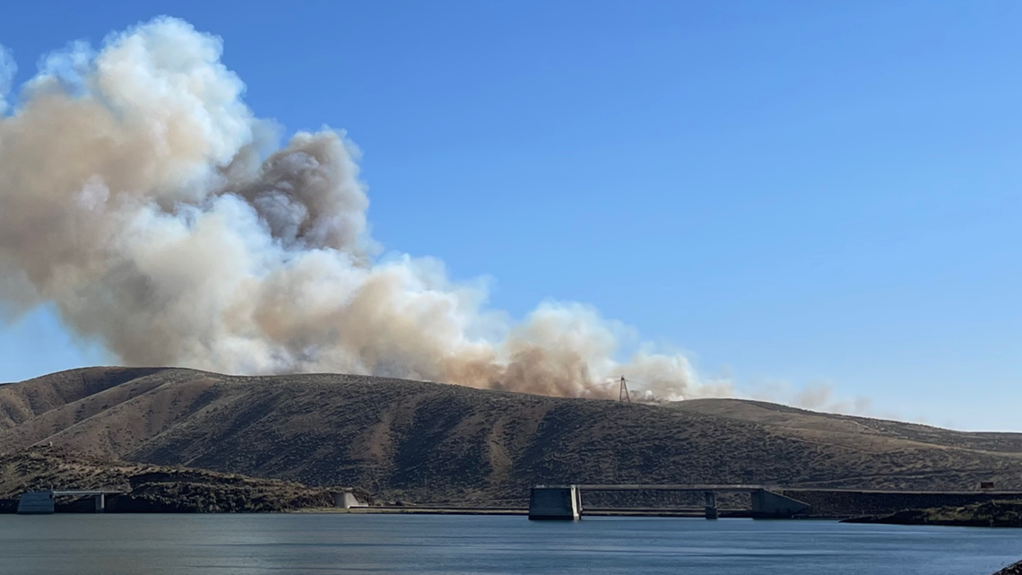 Fire started near Lucky Peak | ktvb.com