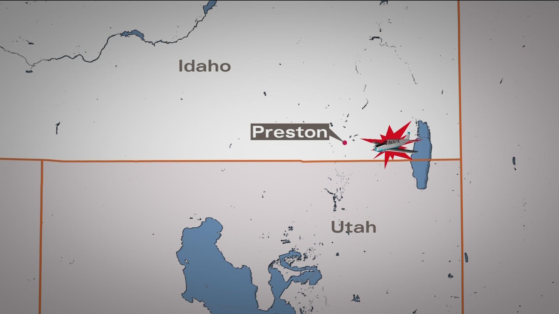 The husband and wife were flying from Boise to Rock Springs, Wyo., at the time of the crash Wednesday, according to the Franklin County Sheriff's Office.