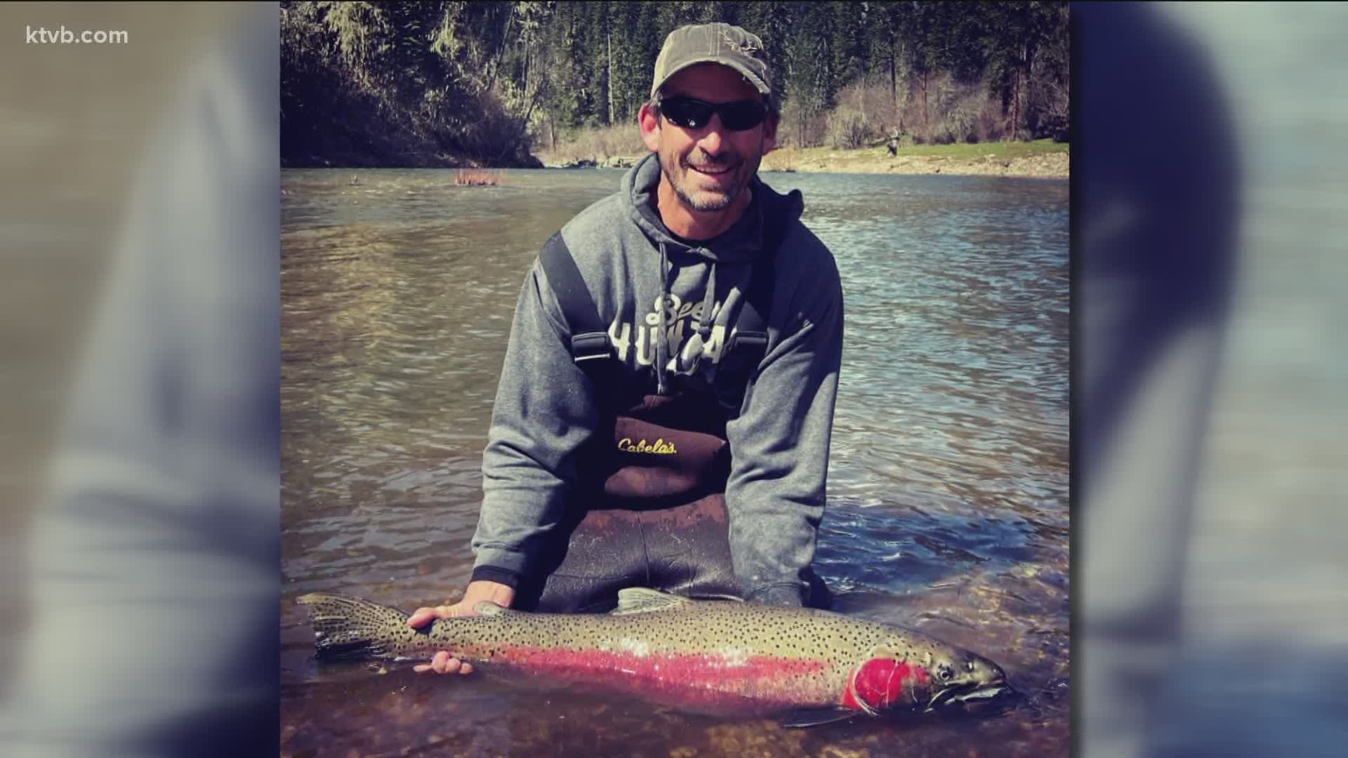The man caught the catch-and-release state record trout on April 11.