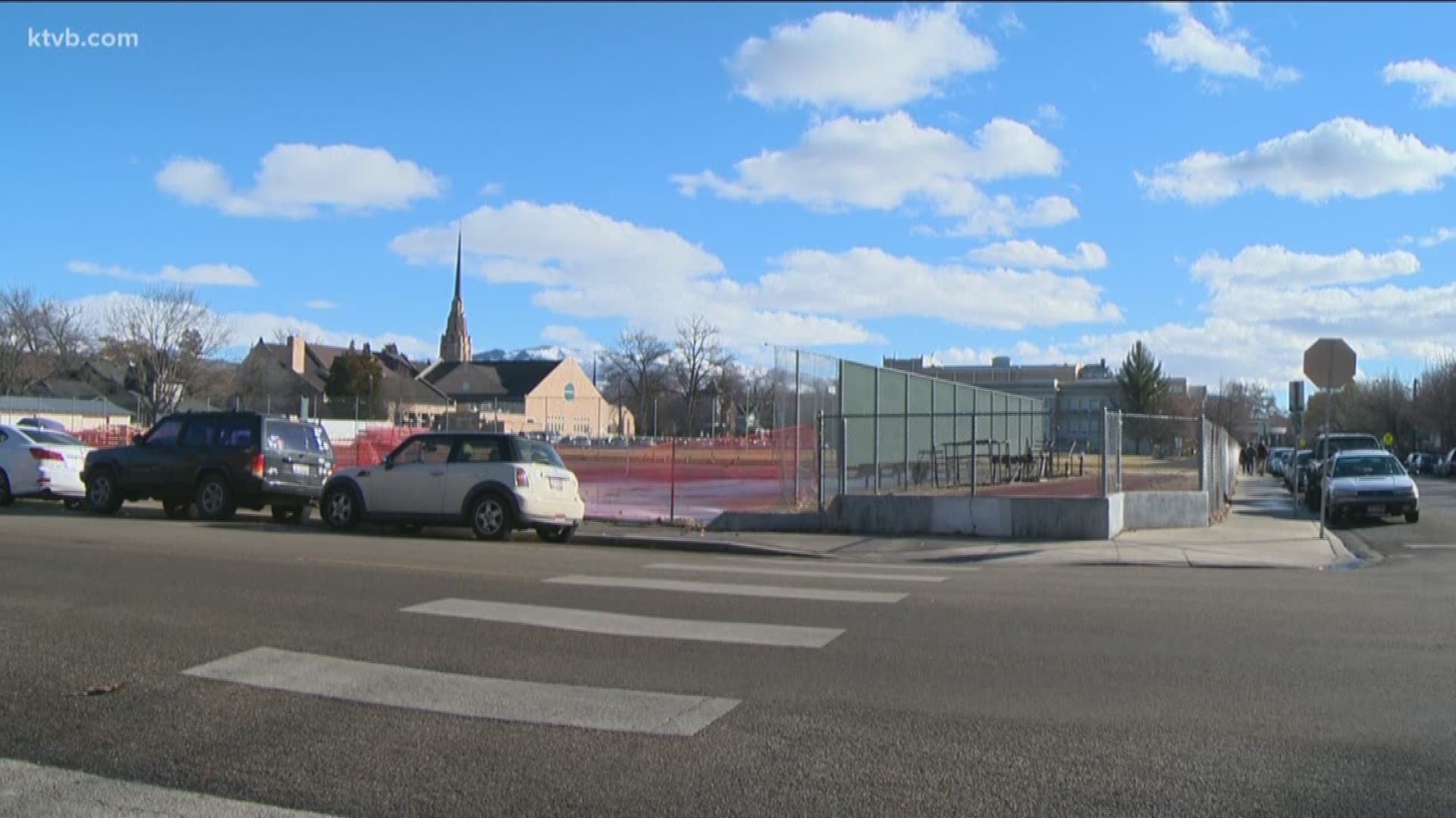 Cole Wilson was arrested for DUI, after driving his vehicle into over 50 feet of fencing at the Boise High School tennis courts.