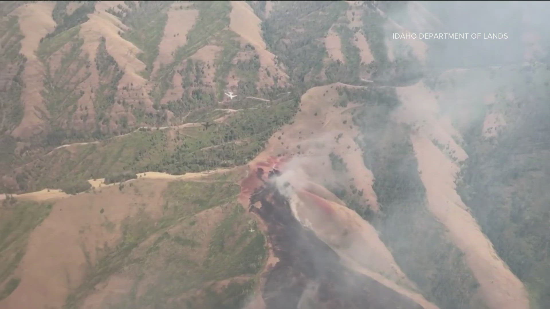 The Idaho Department of Lands says the fire is at 3,155 acres