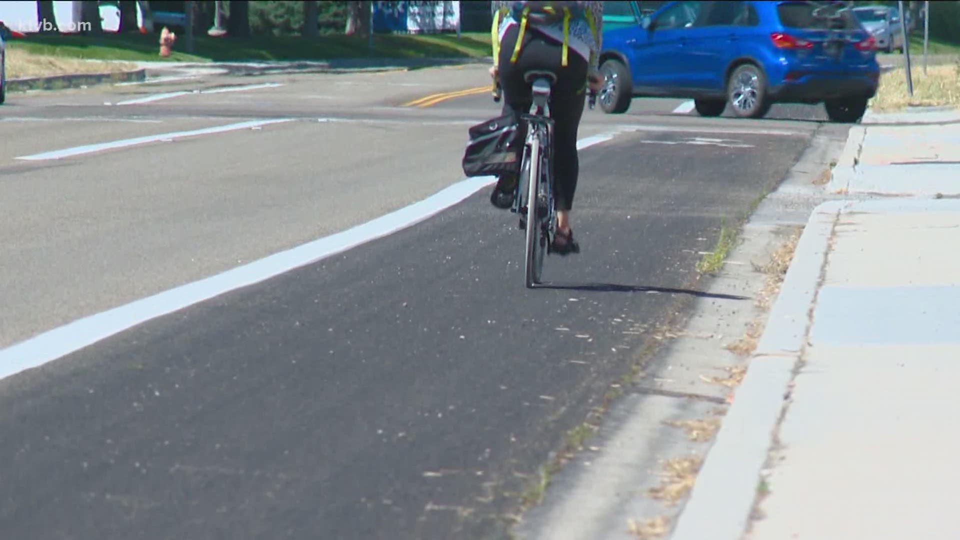 The Ada County Highway District is partnering with an Arizona company to improve bikes lanes in the area.
