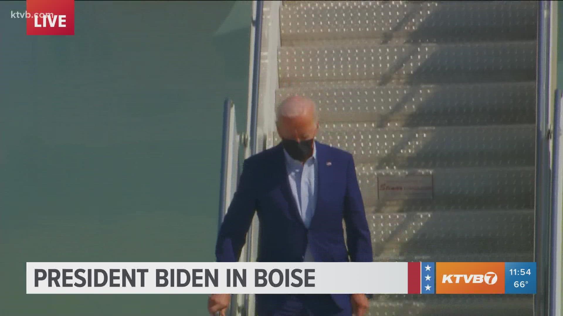 Watch the President of the United States and Air Force One arrive at the Boise Airport for the first time since 2015.