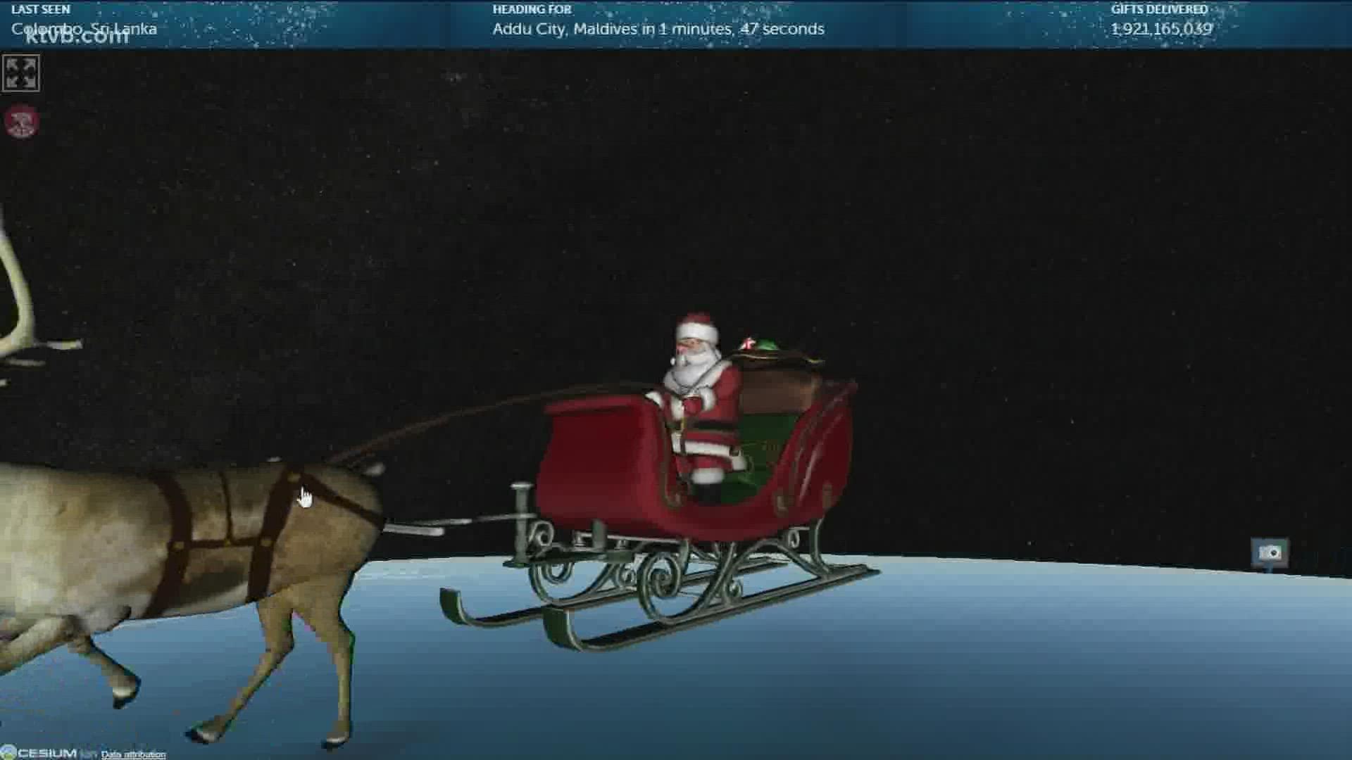 NORAD has been tracking Santa's present deliveries with its Santa tracker for 66 years.