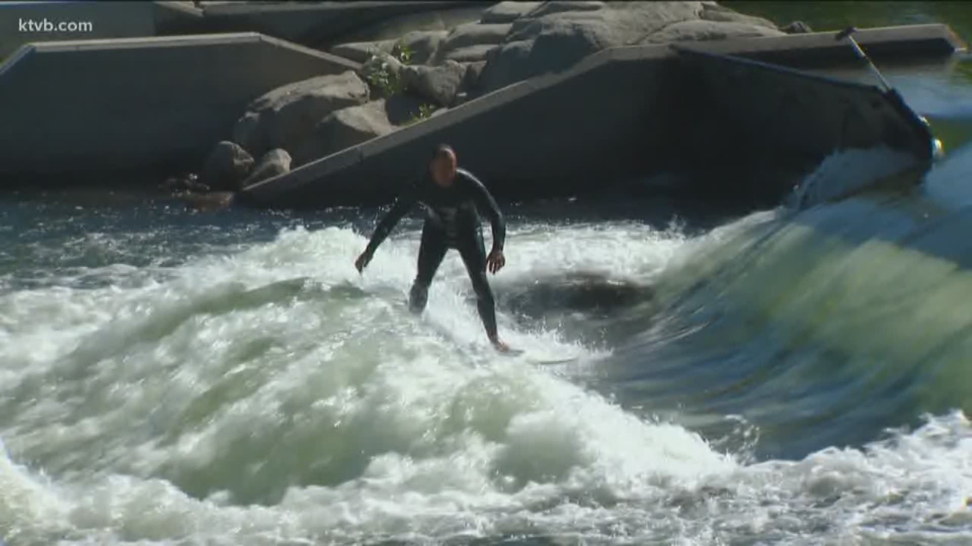 The wave is part of phase 2 of the Boise Whitewater Park.